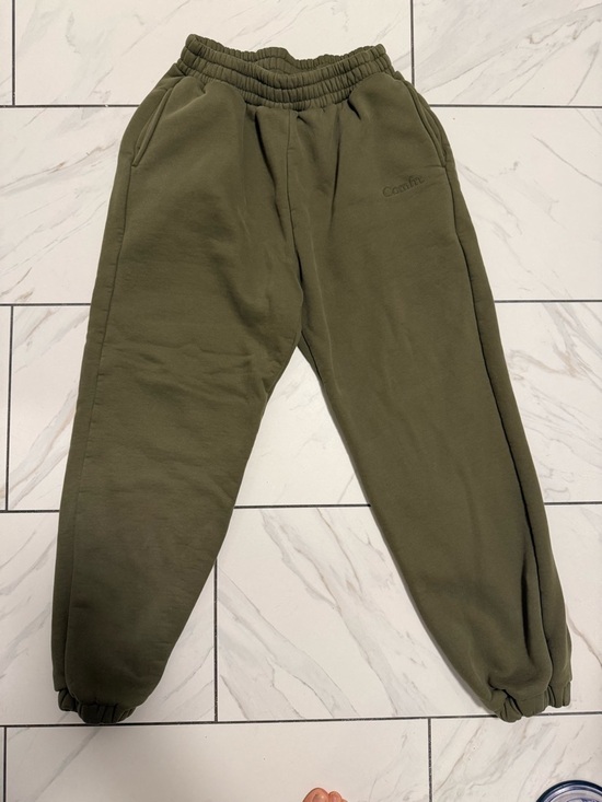 Comfrt Other - Comfrt Olive Green Fleece Joggers - Size Large